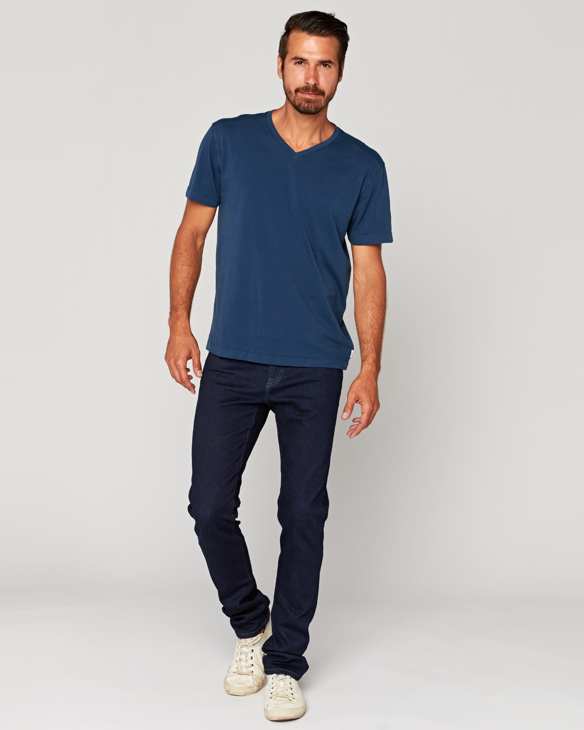 Agave Supima V-Neck Tee – Agave Denim