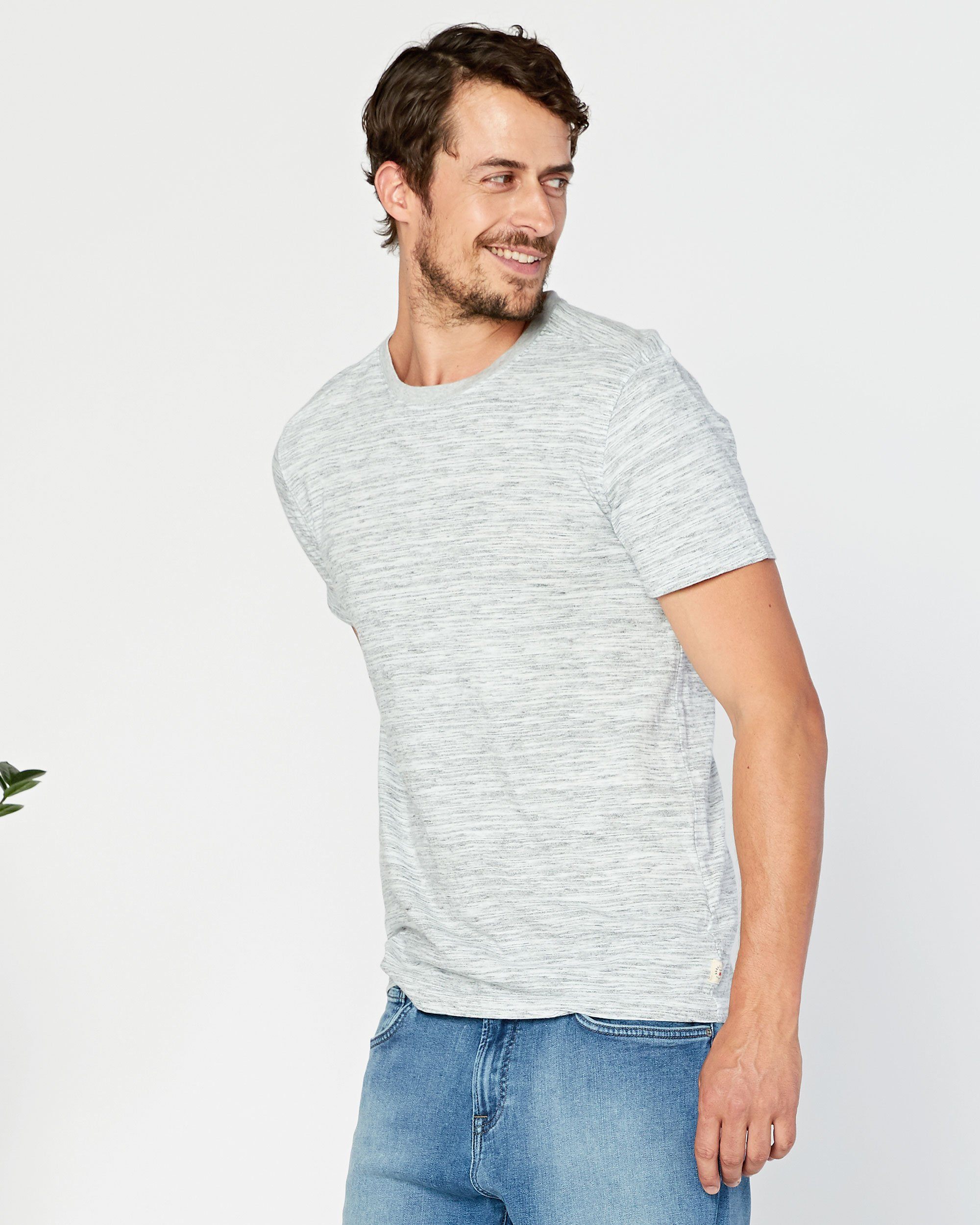 Leroy Short Sleeve Crew – Agave Denim