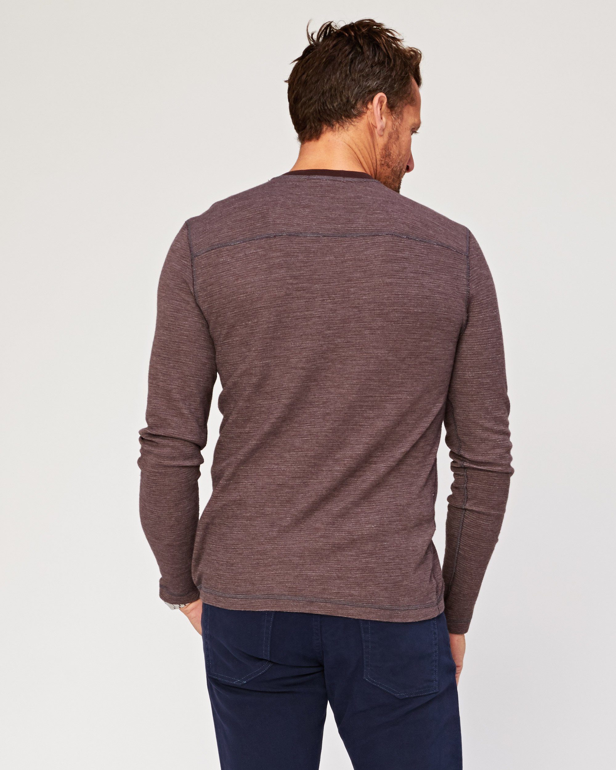 Osler Long Sleeve Crew – Agave Denim