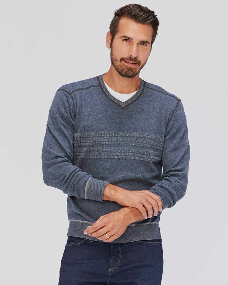 Gallant Double-Knit Vee – Agave Denim